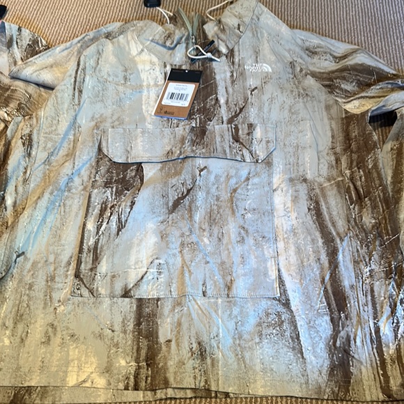 NWT NORTHFACE men’s print class v pullover in tea green granitic rock print XL - Picture 8 of 14